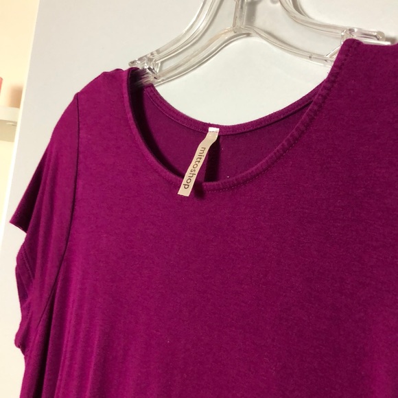 Plum mini dress or tunic - Picture 2 of 5